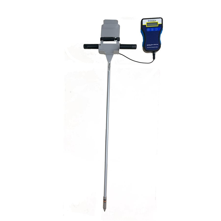 MicroMax® SRM100A, Soil pH & Resistivity Meter, Long Probe, Bell Hole Kit