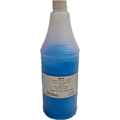 SKU810; Bulk Copper Sulphate Crystals – 2.5 lbs