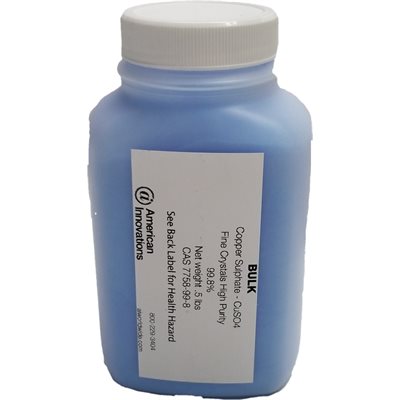 SKU815; Bulk Copper Sulphate Crystals – 0.5 lbs