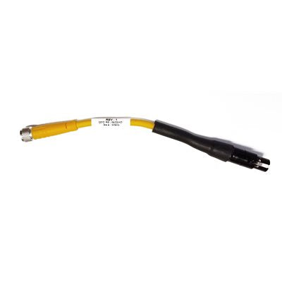 Converter, QX survey acc. to AllegroMX, fem-to-fem, 3 Pin M8 to 3 Pin mini-XLR