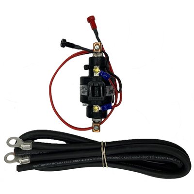 100A Mercury Relay with 3 ft. Welding Cables 100A Mercury Relay with 3 ft. Welding Cables