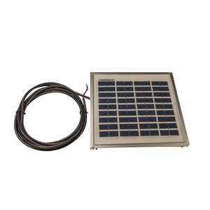 Solar Panel Assembly, 12V, 1.65W, w / Circular Connector